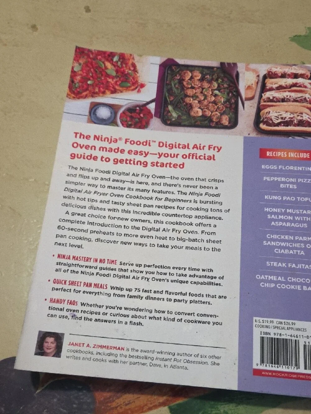Ninja Foodi Cookbook for Beginners - White and Red Accents